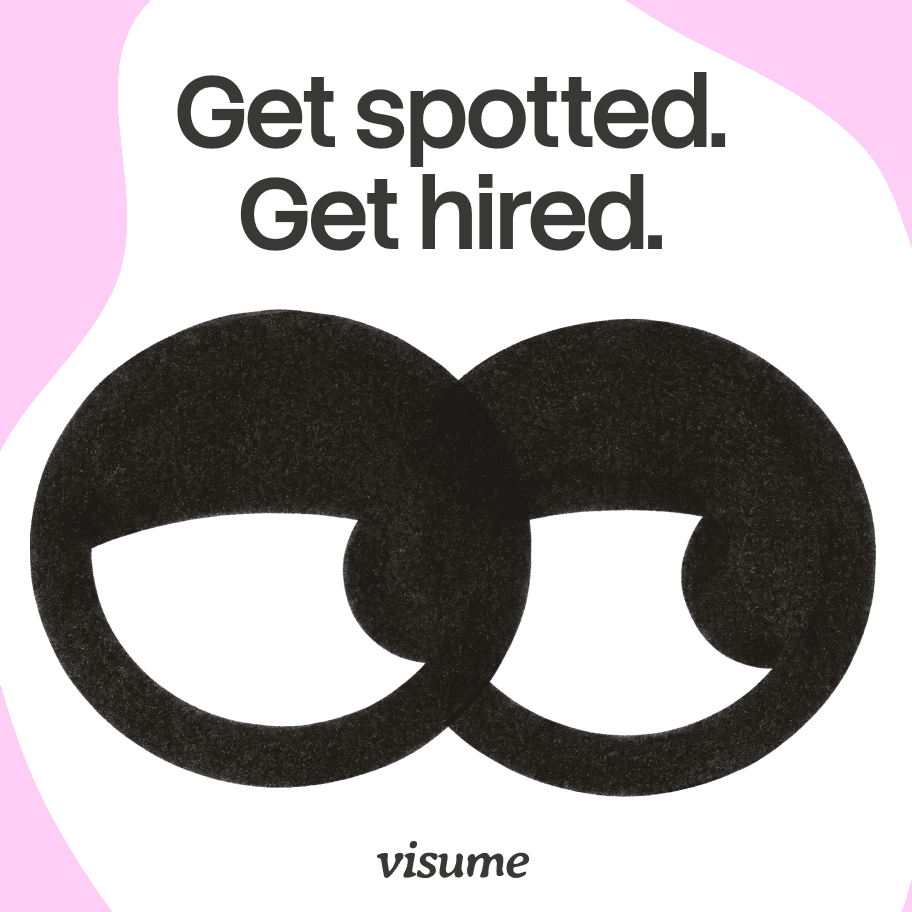 Visume brand applied across social mockups